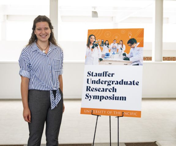 Chemistry student recipient of University of the Pacific's Stauffer grant 